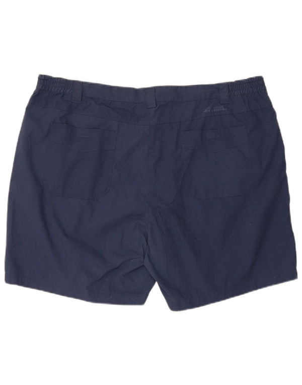 Pantalones cortos casuales de cintura alta para mujer Mountain Warehouse W44 3XL Azul marino