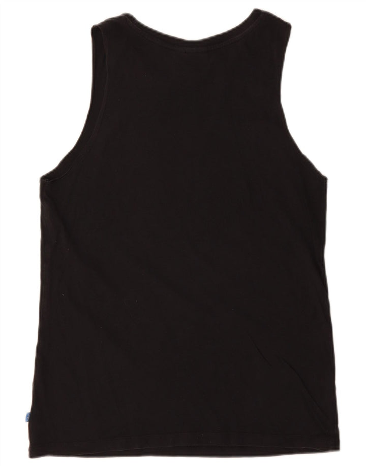 Adidas Mujer Gráfico Chaleco Top UK 8 Pequeño Negro