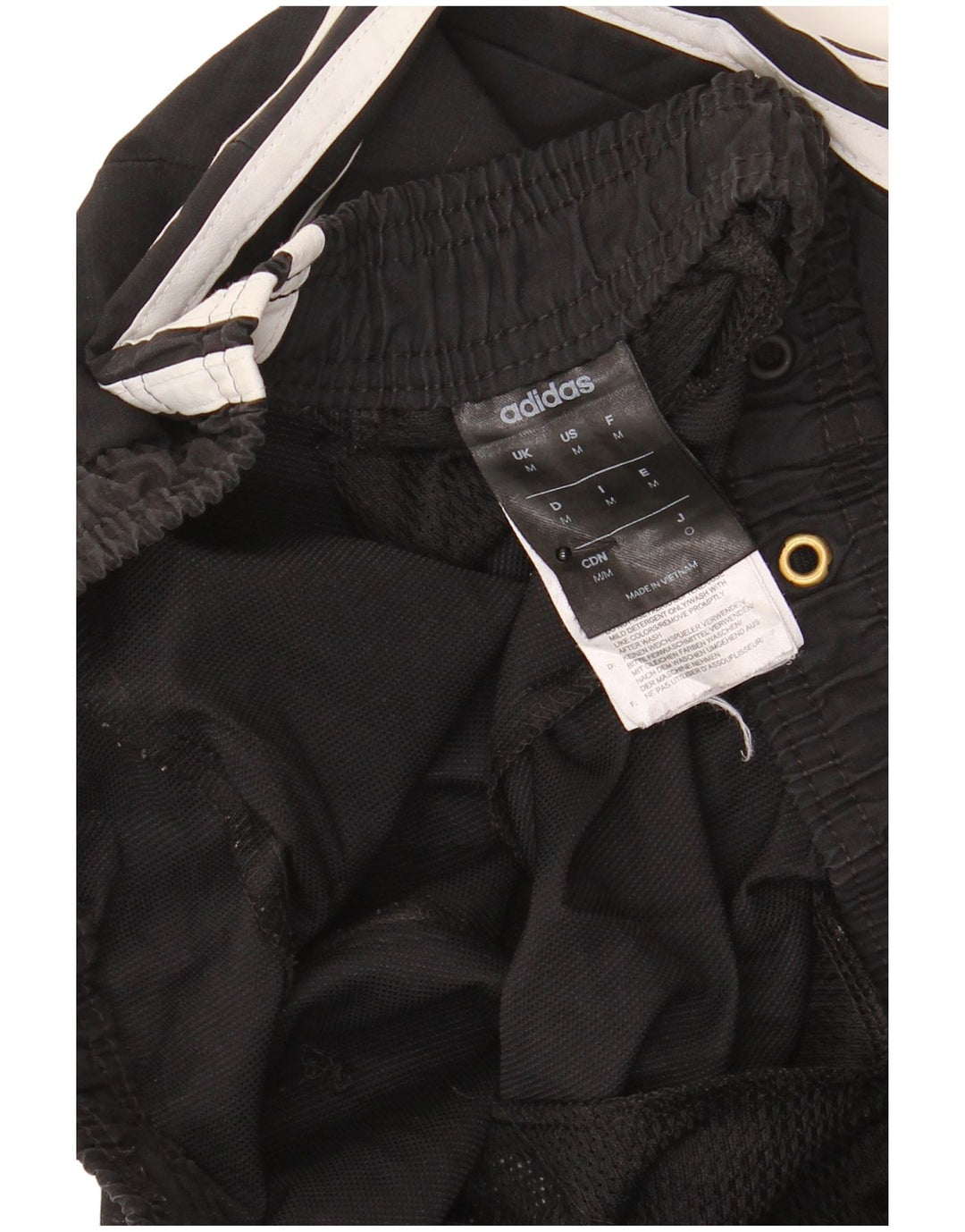 Adidas Hombre Pantalones De Chándal Joggers Medium Negro Poliéster