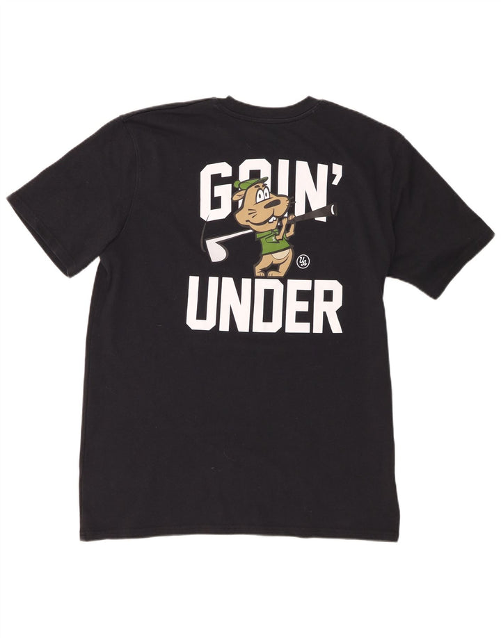 Adidas - Camiseta gráfica para hombre, talla grande, color negro