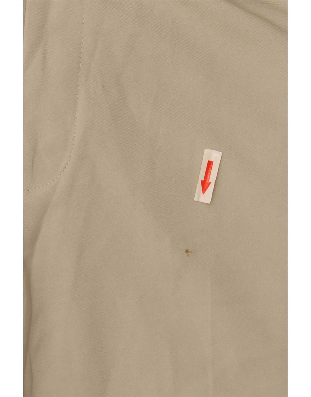Marks & Spencer Pantalón de traje regular para hombre W34 L33 Poliéster beige