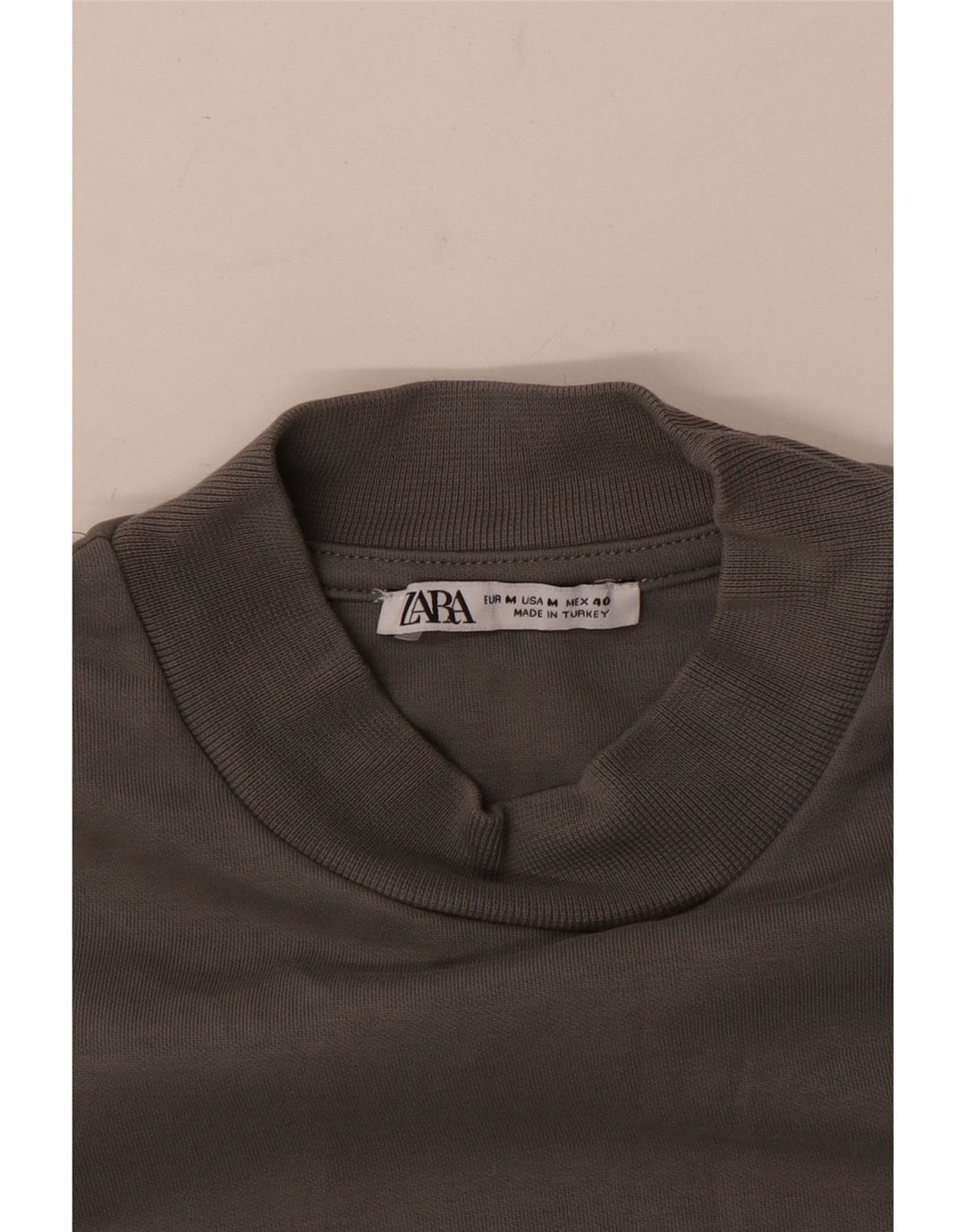 Zara Hombre Sudadera Jumper Gris Medio