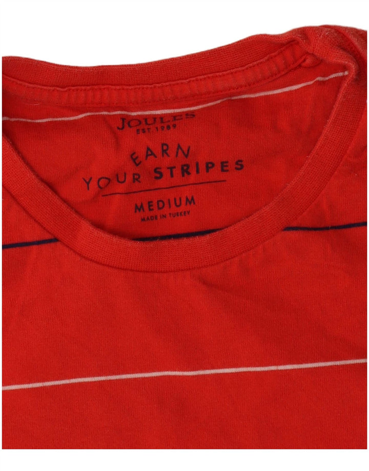 Camiseta Joules Hombre Top Medium Rojo Rayas Algodón