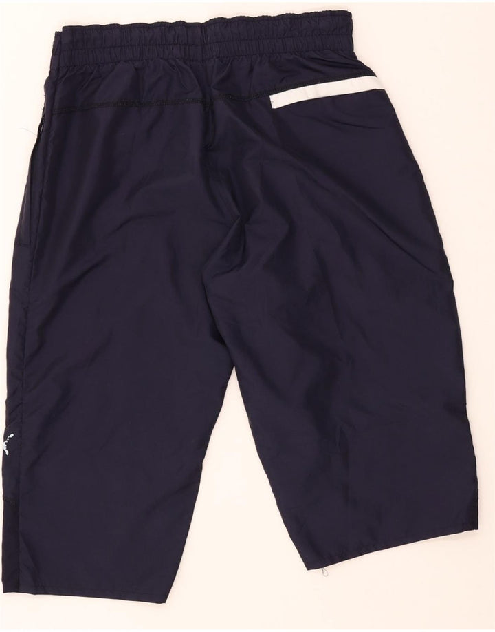PUMA Bermudas deportivas para hombre XL Poliéster azul marino