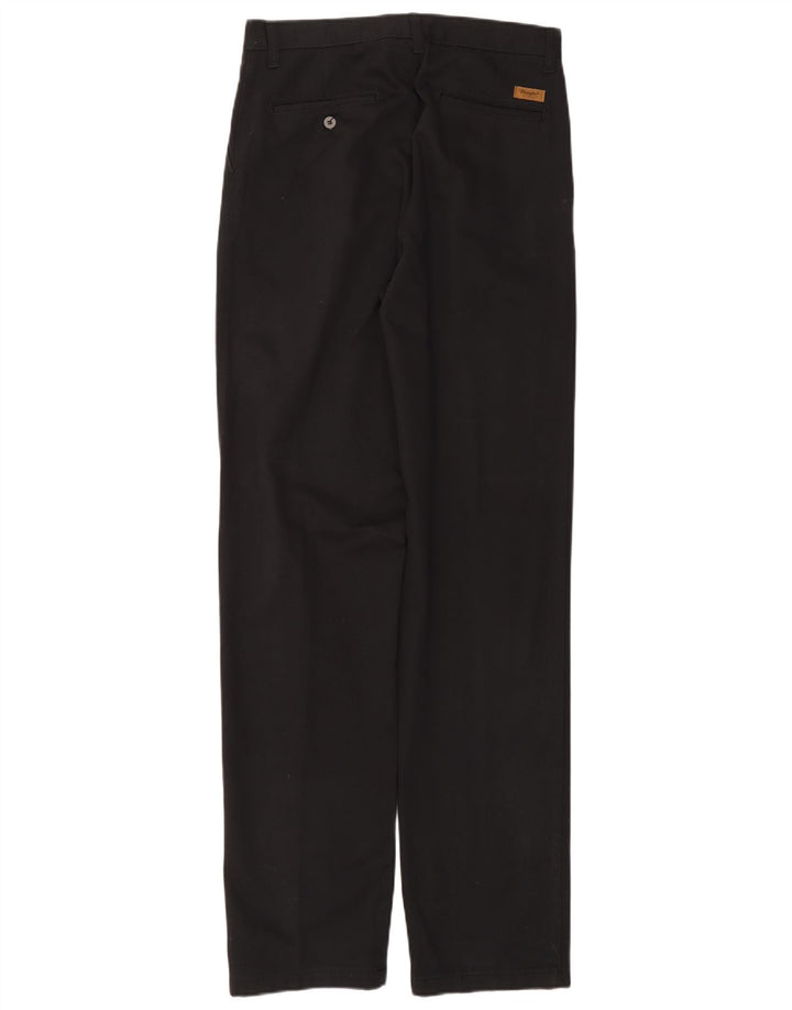 Wrangler Pantalón chino con pinzas para hombre W32 L36 Algodón negro