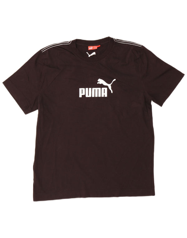 Puma - Camiseta gráfica para hombre, talla grande, color negro