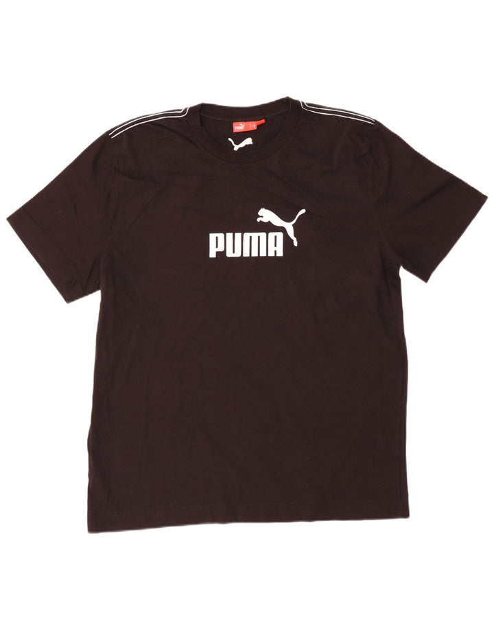 Puma - Camiseta gráfica para hombre, talla grande, color negro