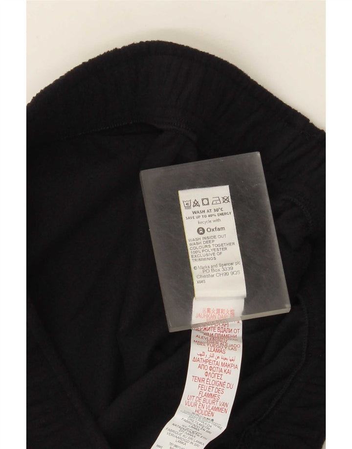 Marks & Spencer Pantalones de chándal de forro polar para hombre Poliéster azul marino medio