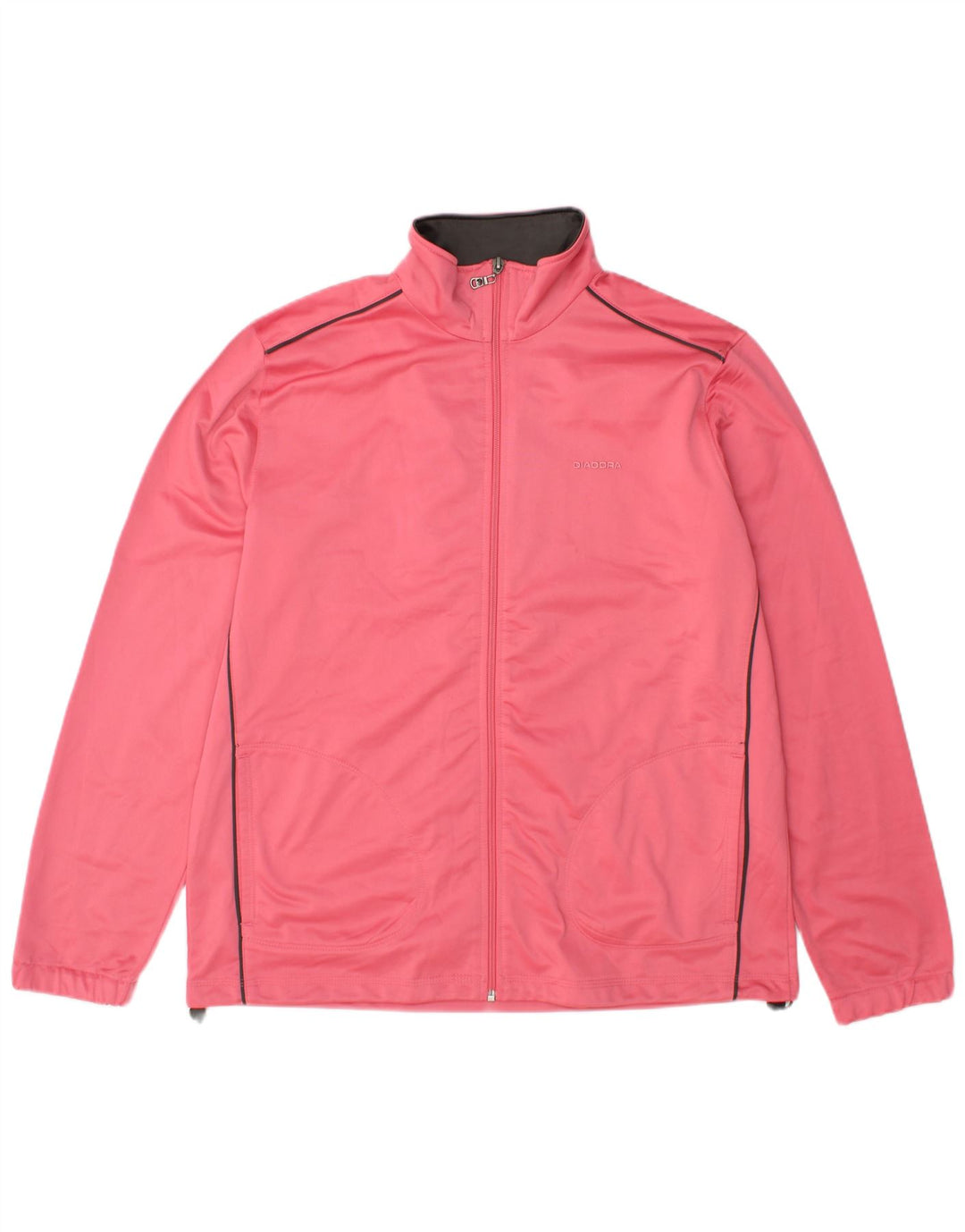 Diadora Chaqueta de chándal para mujer ES 40 XL Poliéster rosa