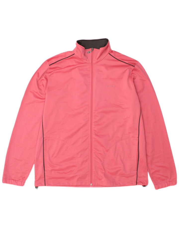Diadora Chaqueta de chándal para mujer ES 40 XL Poliéster rosa