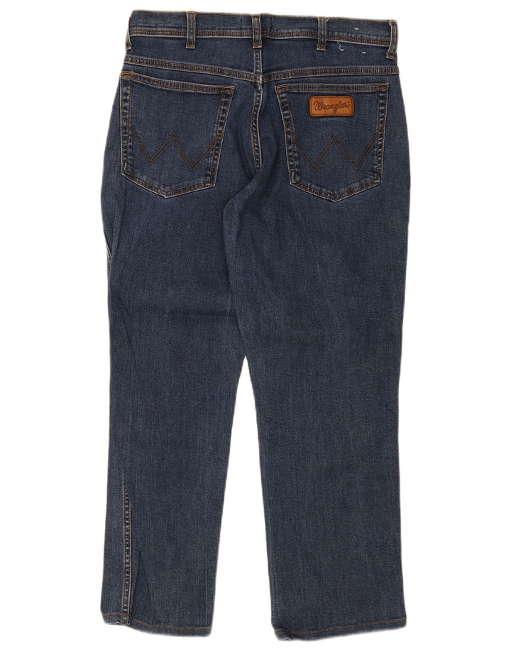 Wrangler Vaqueros Rectos Texas Para Hombre W34 L27 Algodón Azul