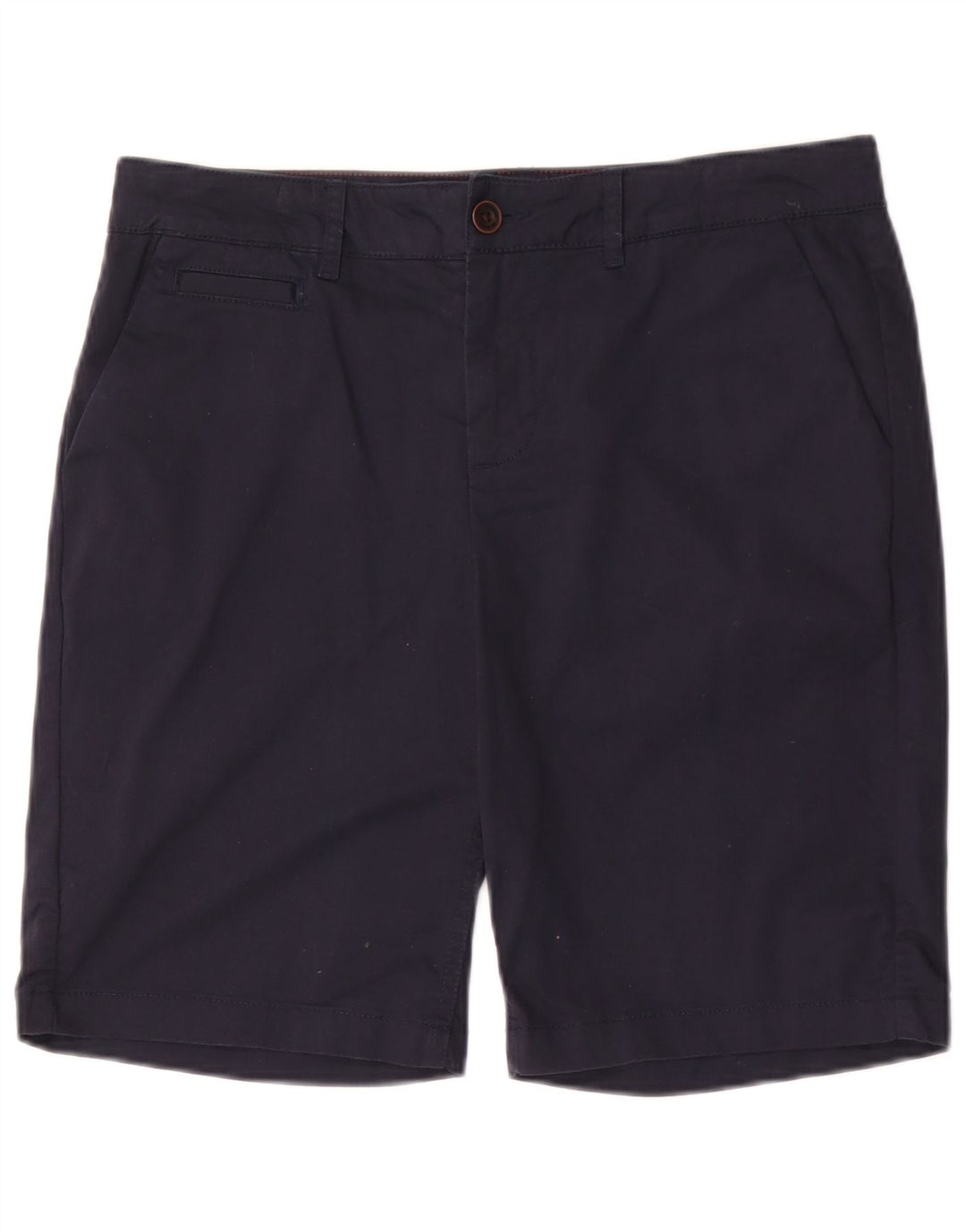 Bermudas para mujer Fat Face UK 12 Medium W34 Azul marino Algodón