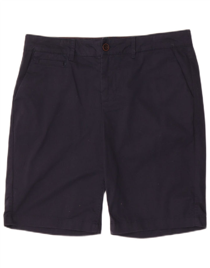Bermudas para mujer Fat Face UK 12 Medium W34 Azul marino Algodón