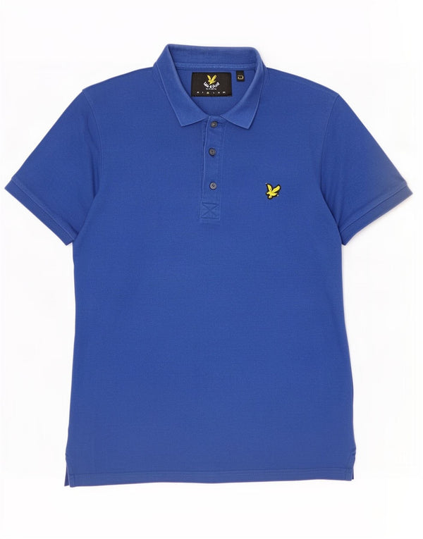 Lyle & Scott Polo Hombre Algodón Azul Medio