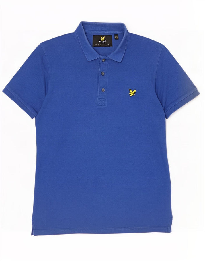 Lyle & Scott Polo Hombre Algodón Azul Medio
