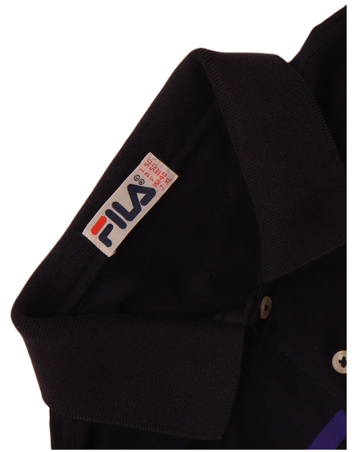 Polo Fila Hombre IT 50 Medium Azul Marino Colorblock