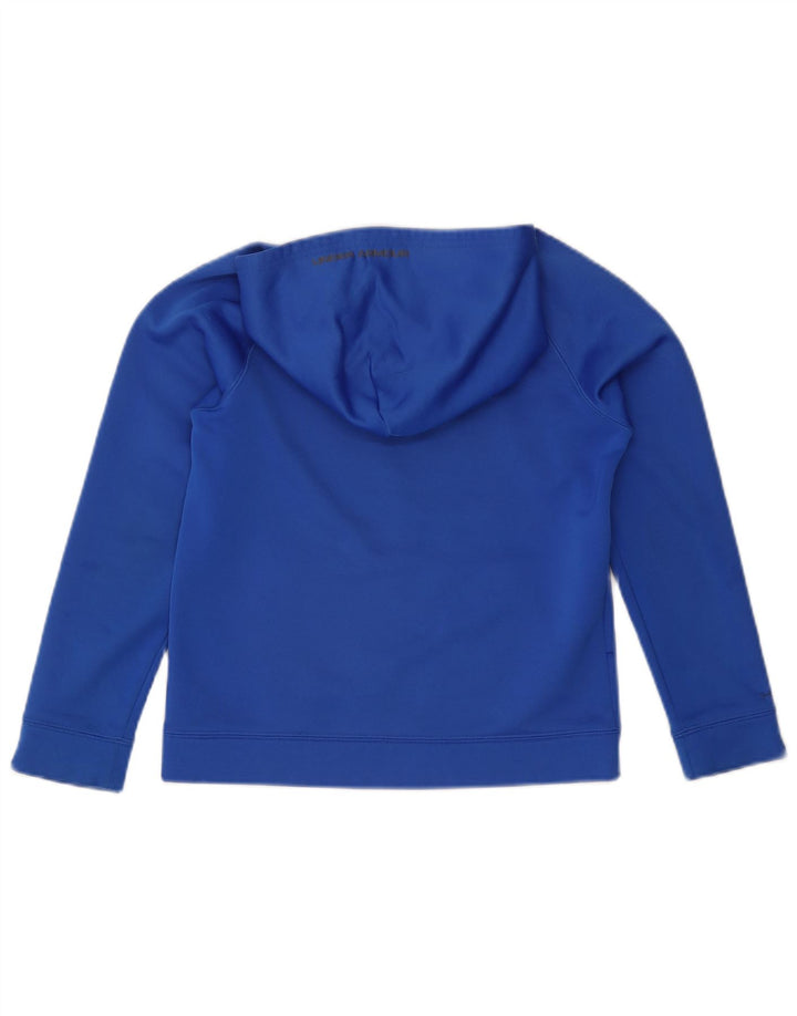 Under Armour Sudadera con capucha gráfica para niños 9-10 años Azul medio