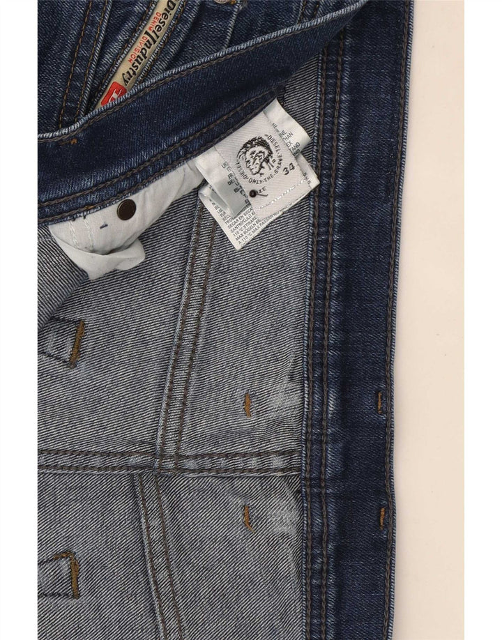 Diesel Vaqueros ajustados para hombre W34 L31 Algodón azul marino