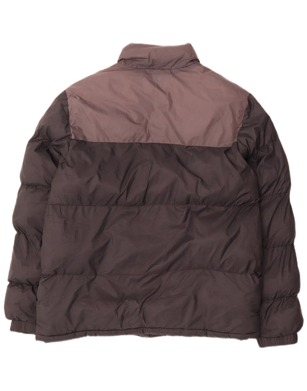 Chaqueta acolchada para hombre Mountain Warehouse UK 40 Large Nylon color block negro