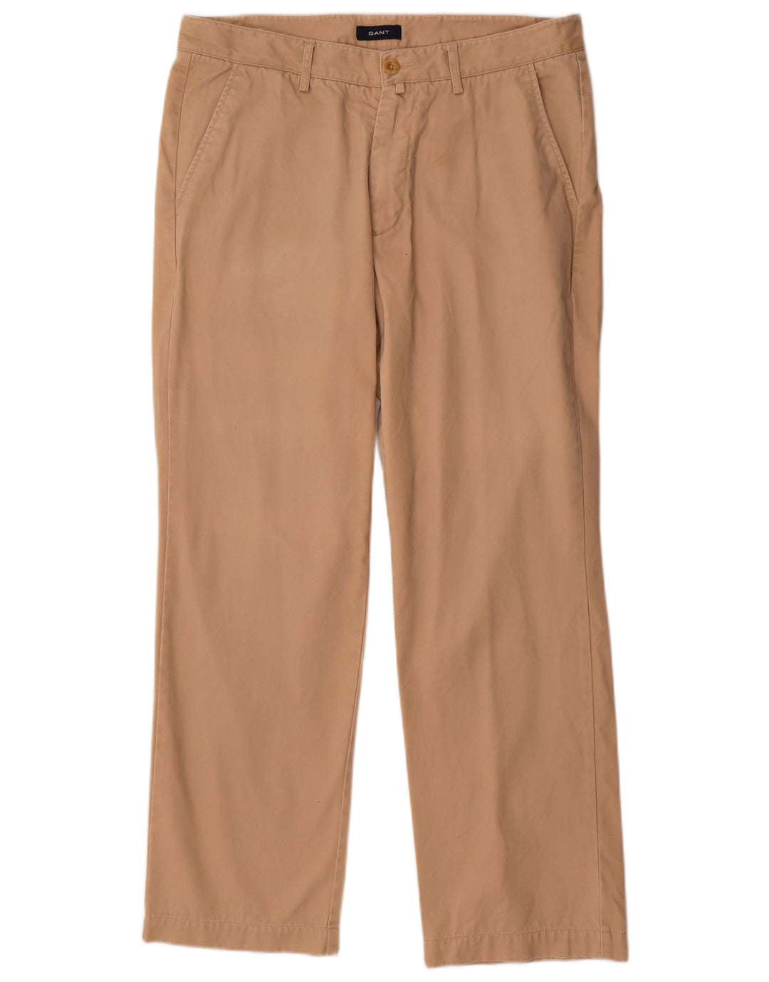 GANT Pantalón chino recto New Haven de corte regular para hombre W35 L30 Beige