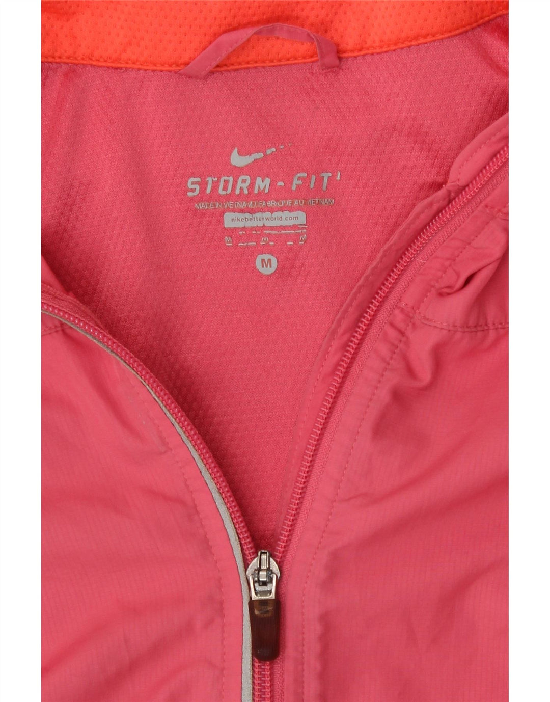 Chaqueta impermeable Nike Storm-Fit para mujer UK 40 Poliéster color block rosa medio