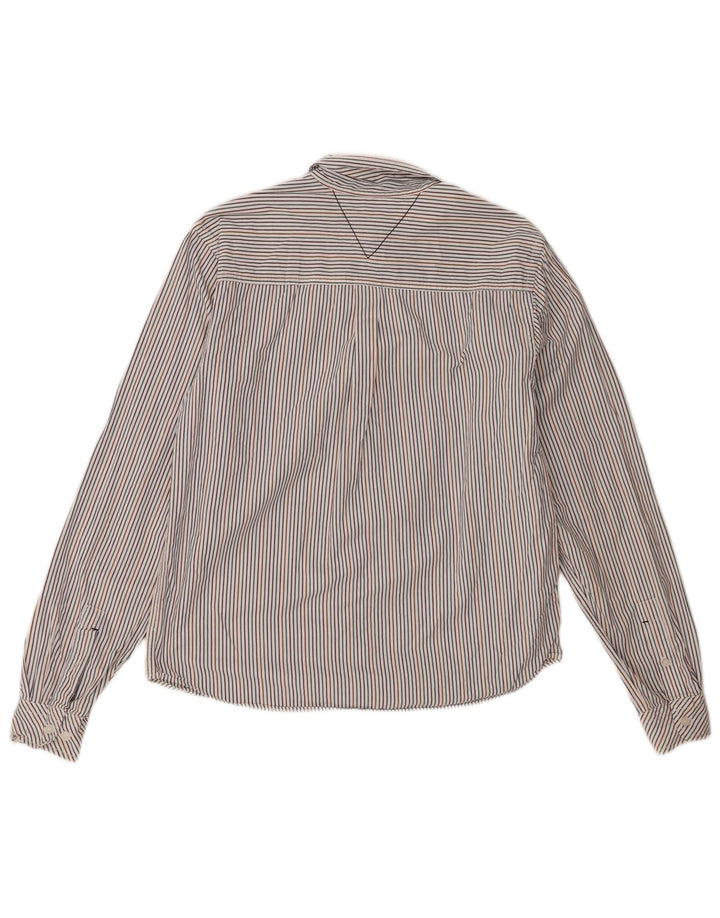 Camisa de corte clásico para hombre de White Stuff, talla pequeña, de algodón con rayas diplomáticas multicolores