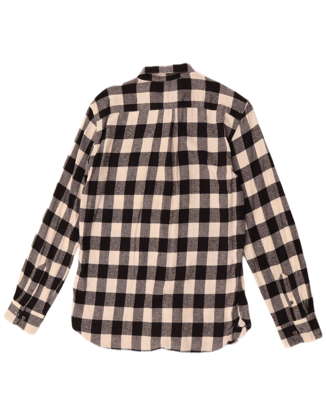 Camisa de franela para hombre de French Connection de algodón a cuadros en color negro mediano