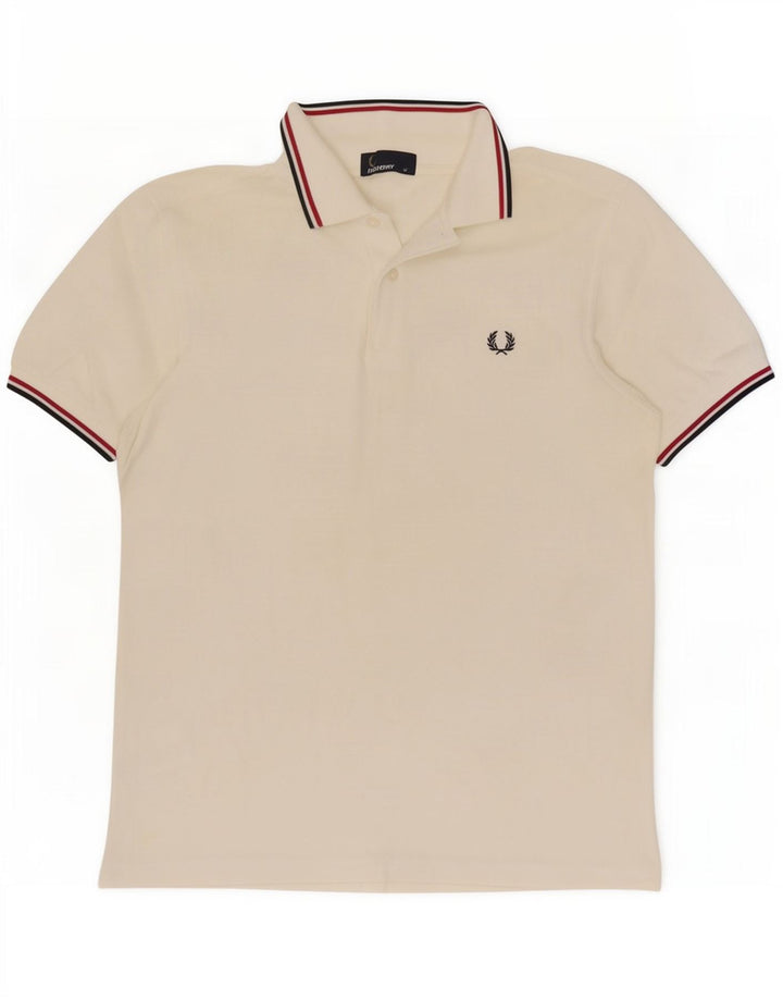 Polo Fred Perry Hombre Algodón Blanco Mediano