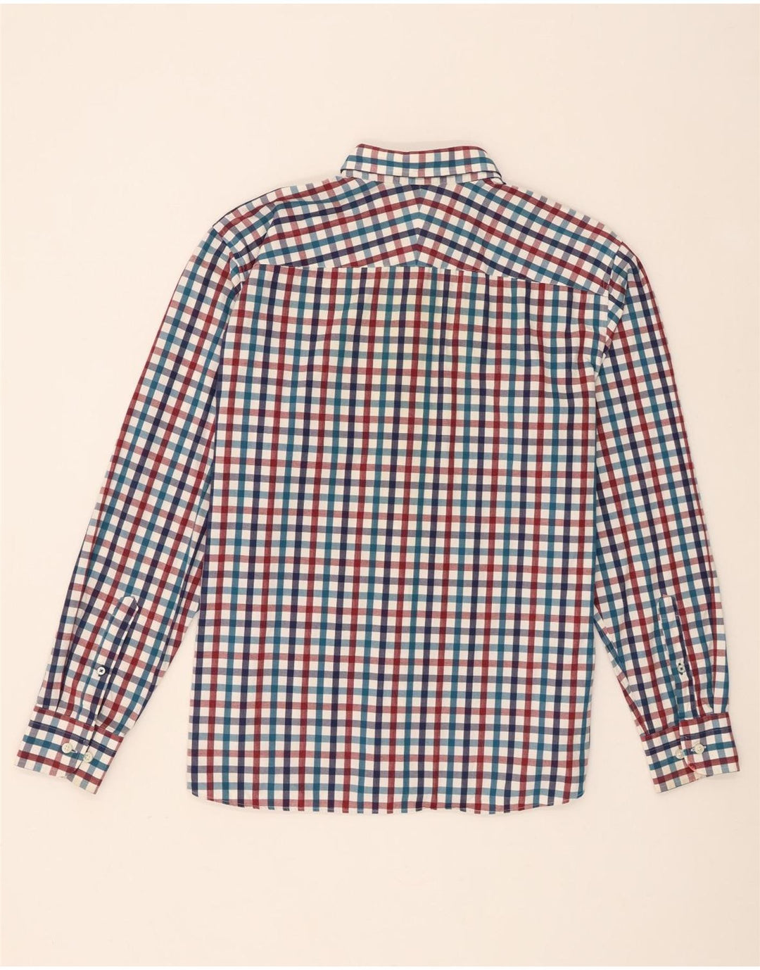 Marks & Spencer Camisa azul Harbour para hombre XL Vichy multicolor