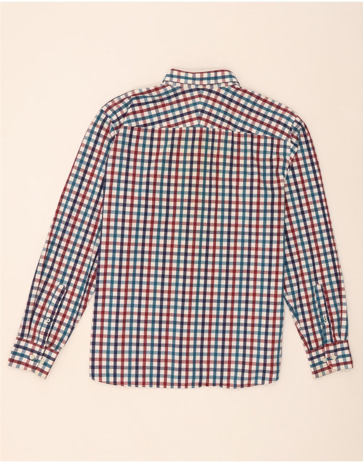 Marks & Spencer Camisa azul Harbour para hombre XL Vichy multicolor