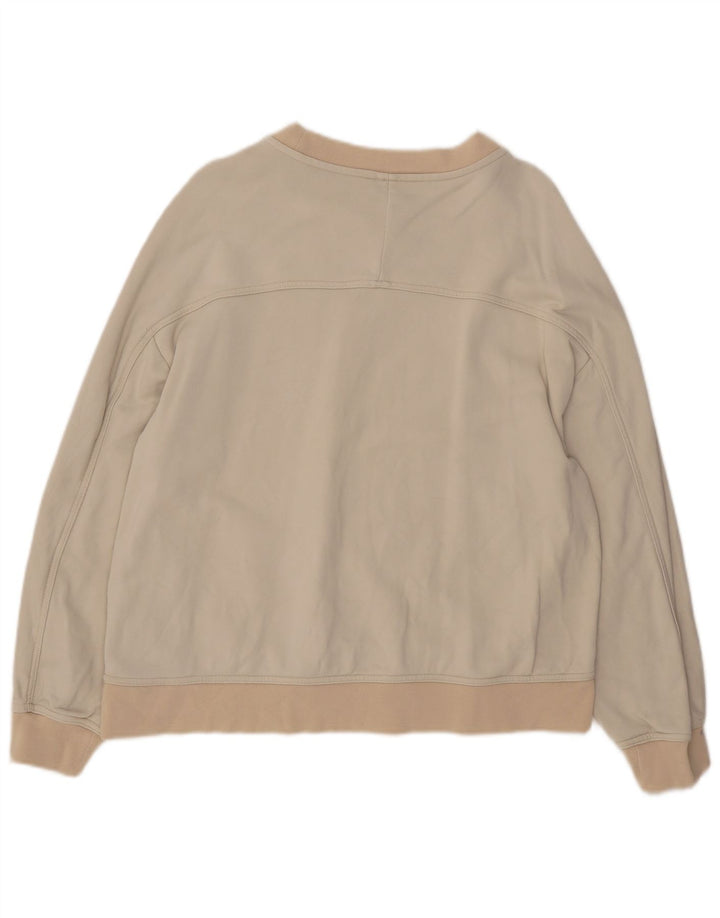 Cos Sudadera para mujer Jumper UK 14 Medio Beige Poliamida