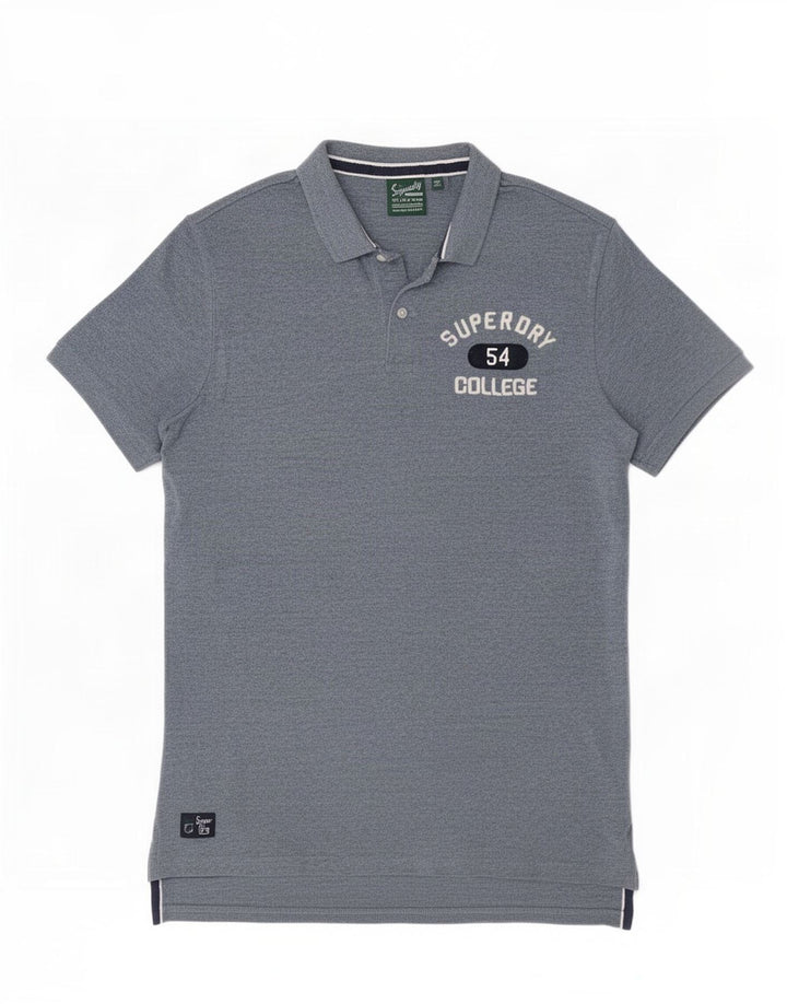 Superdry Polo Gráfico De Algodón Azul Grande Para Hombre
