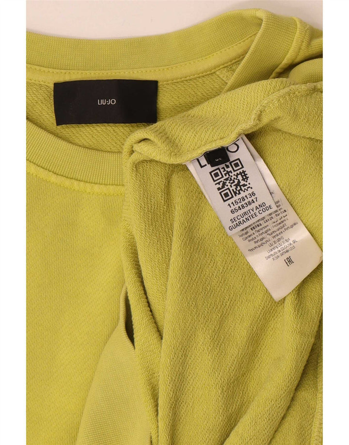 Liu Jo Hombre Sudadera Jumper XL Amarillo Algodón