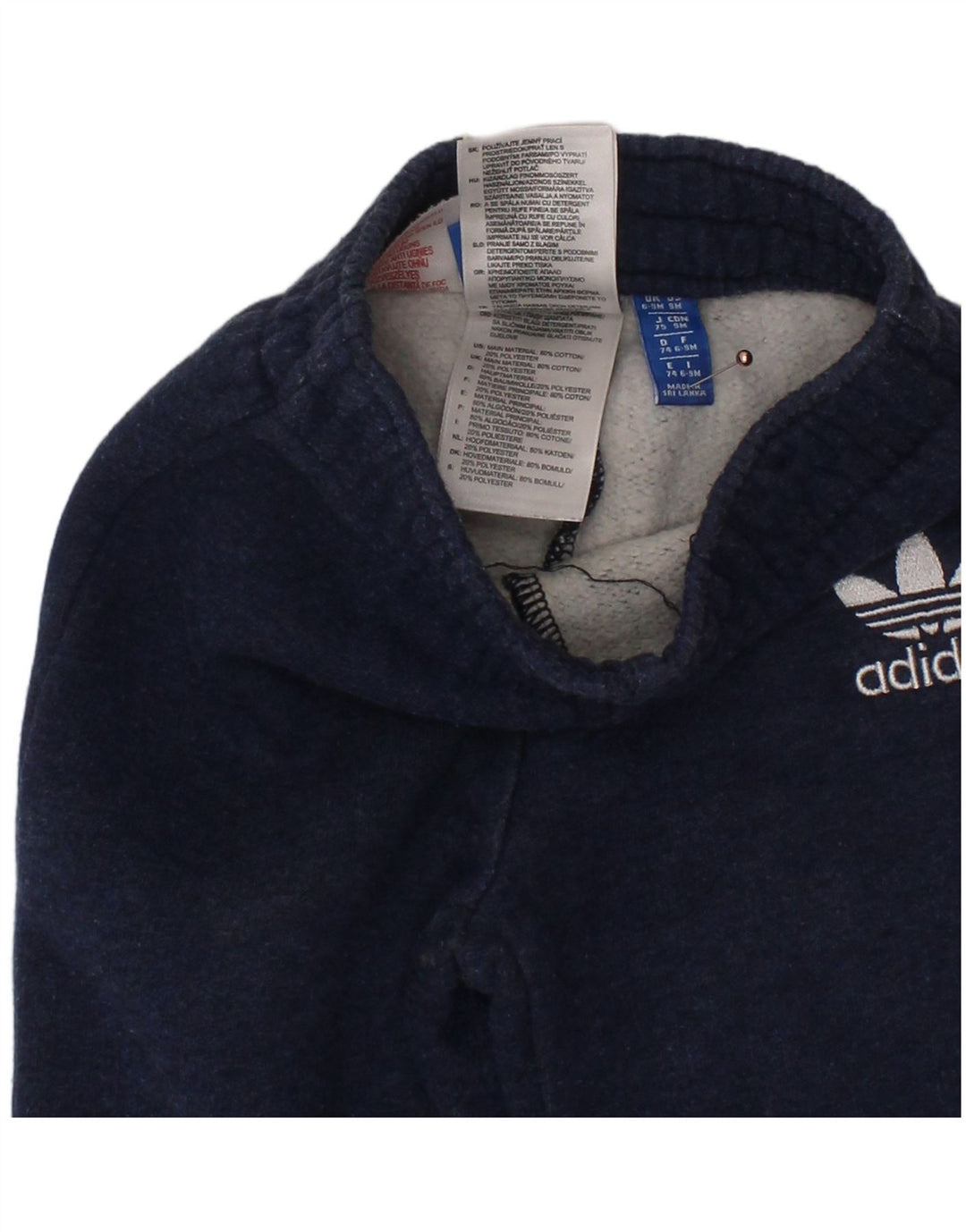 ADIDAS Pantalones de chándal para bebé niño Graphic Joggers 6-9 meses Azul marino