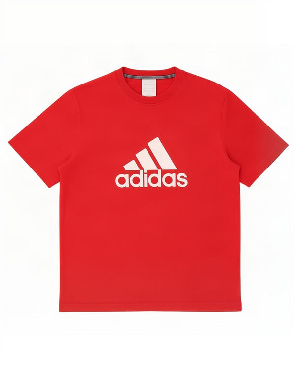 Adidas Hombre Camiseta Gráfica Top XL Algodón Rosa