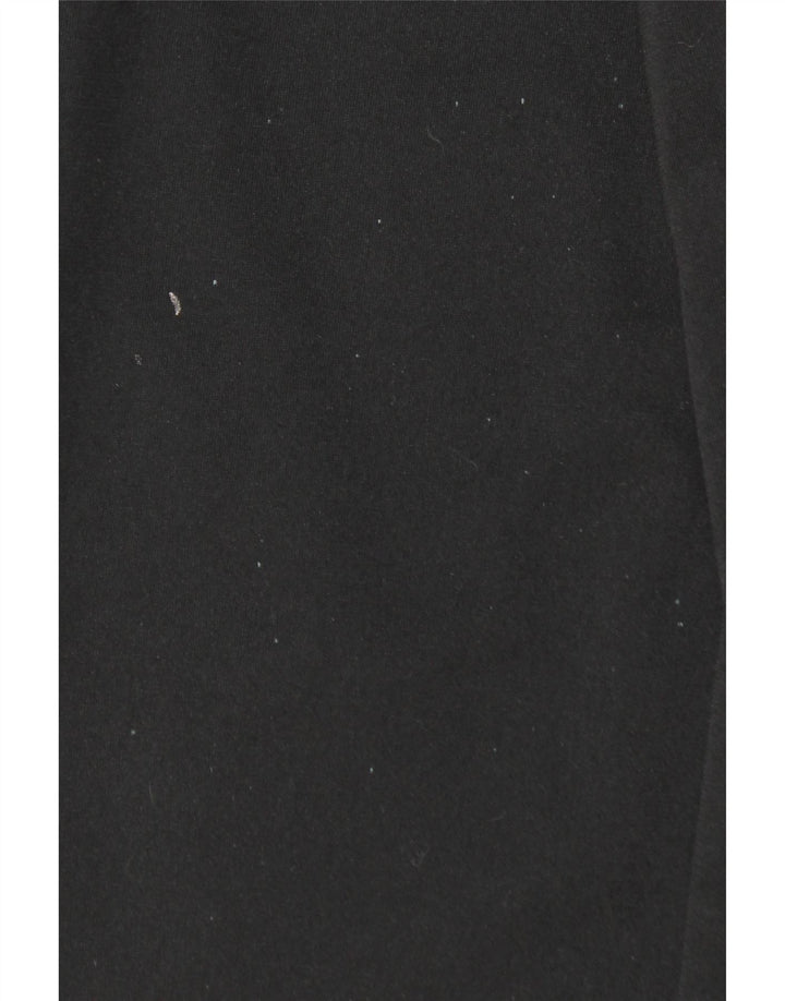 KAPPA Hombre Pantalones De Chándal Gráfico Joggers XL Poliéster Negro