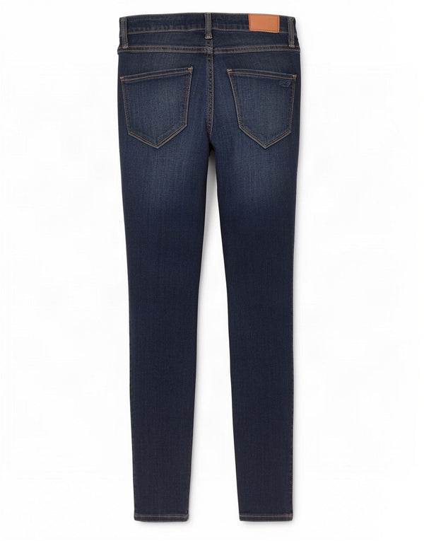 Hollister Jeans Jegging de talle alto para mujer US 3 Small W26 L26 Azul marino