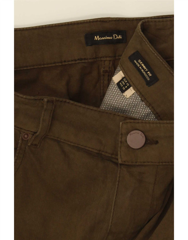 Massimo Dutti Vaqueros Pitillo Mujer EU 40 Medium W30 L30 Verde