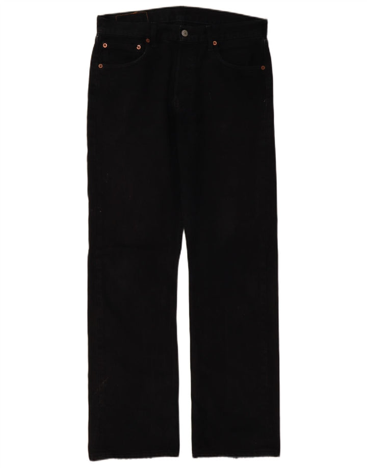 LEVI'S Vaqueros rectos 501 para hombre W32 L31 Negro