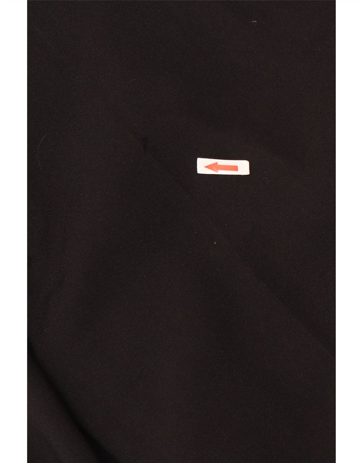 FARAH Pantalón chino cónico para hombre W42 L31 Poliéster negro