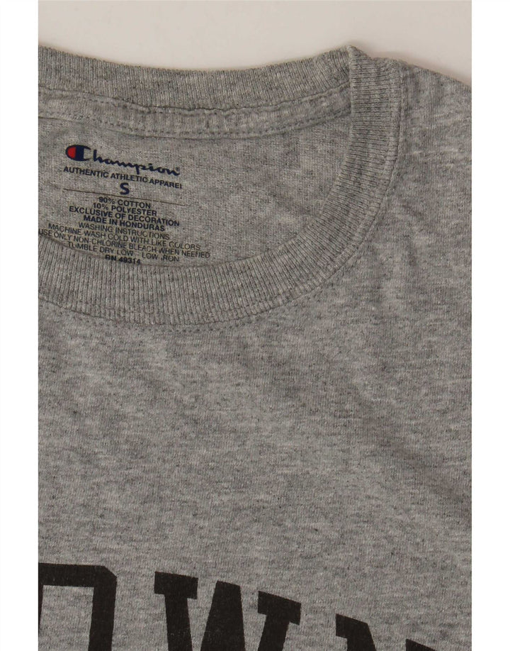 Champion Camiseta Gráfica para Hombre Top Small Gris Algodón
