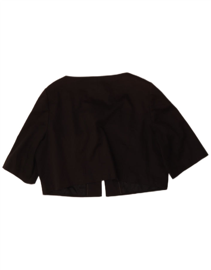 Marks & Spencer Chaqueta Bolero Extragrande Autograph para Mujer UK 40 Mediano Negro