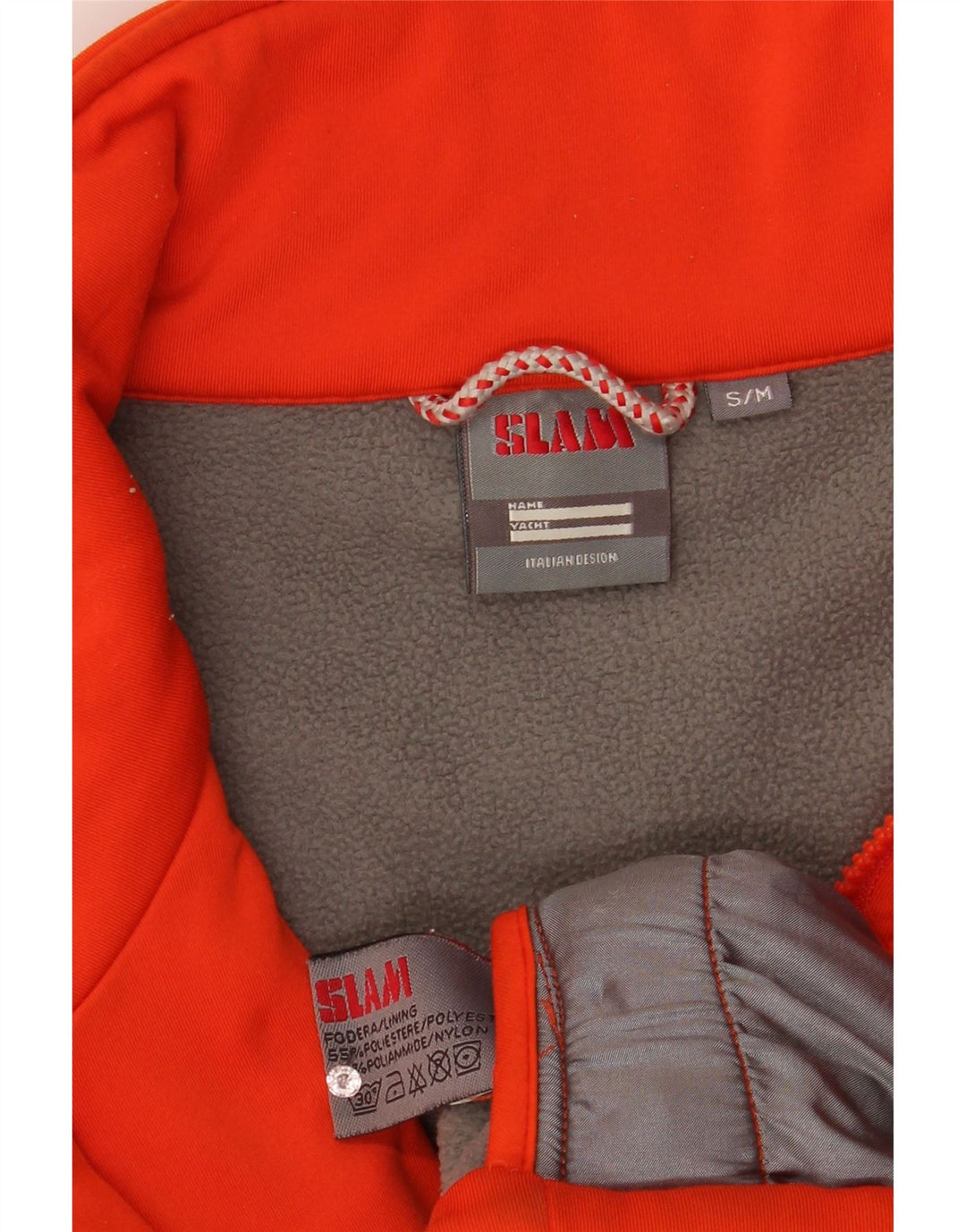 Slam Mens Liner Chándal Top Chaqueta Pequeña Naranja Poliéster