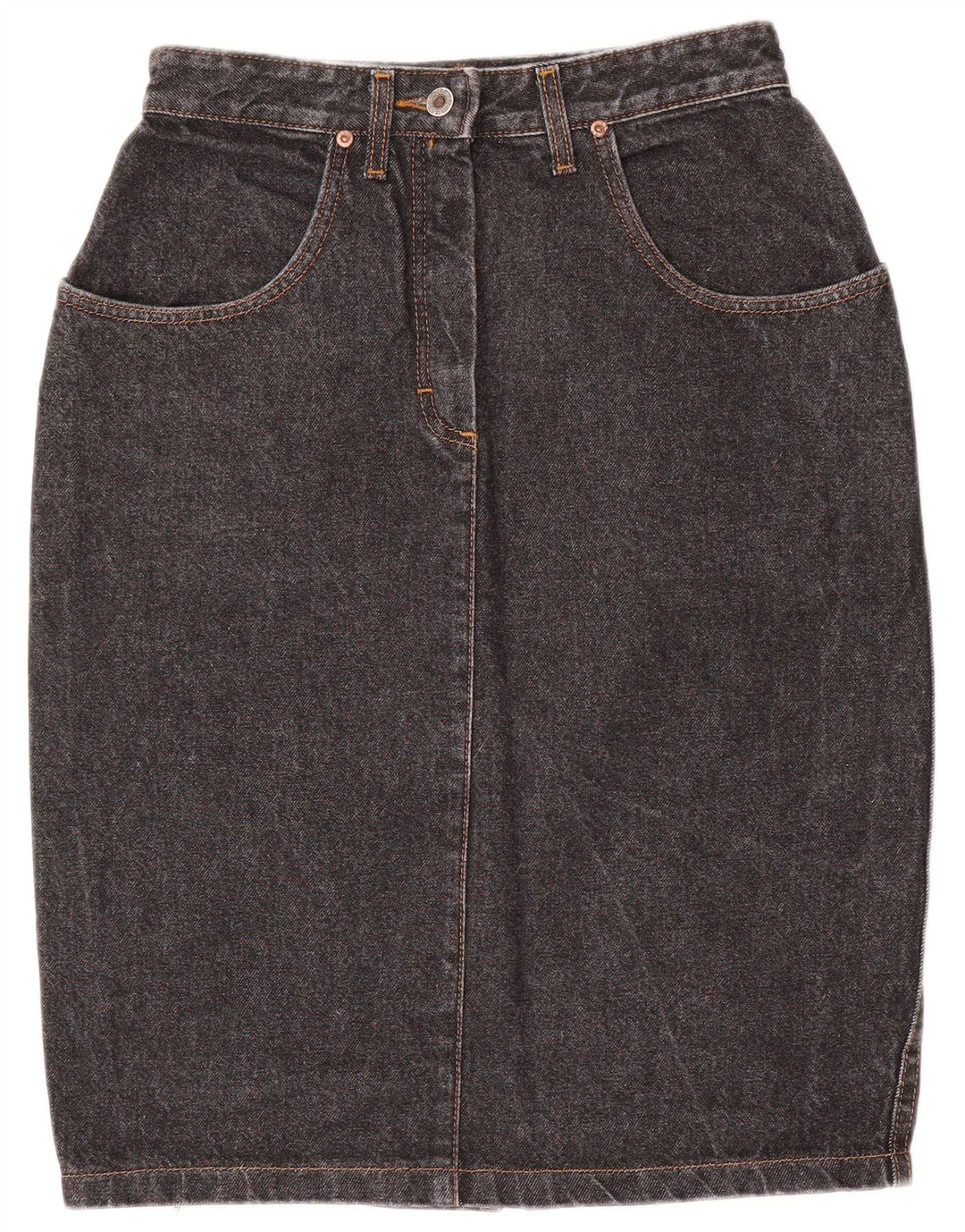 Falda vaquera para mujer LEE W26 L24 Algodón negro