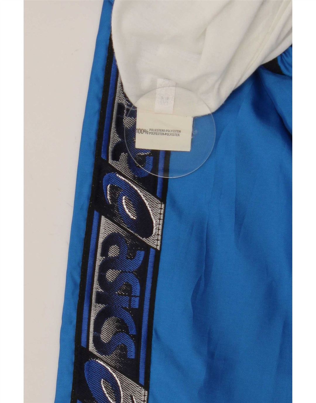 Asics Hombre Pantalones De Chándal Gráfico Poliéster Colorblock Azul Medio