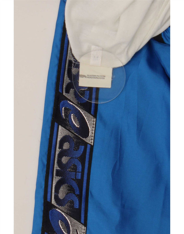 Asics Hombre Pantalones De Chándal Gráfico Poliéster Colorblock Azul Medio