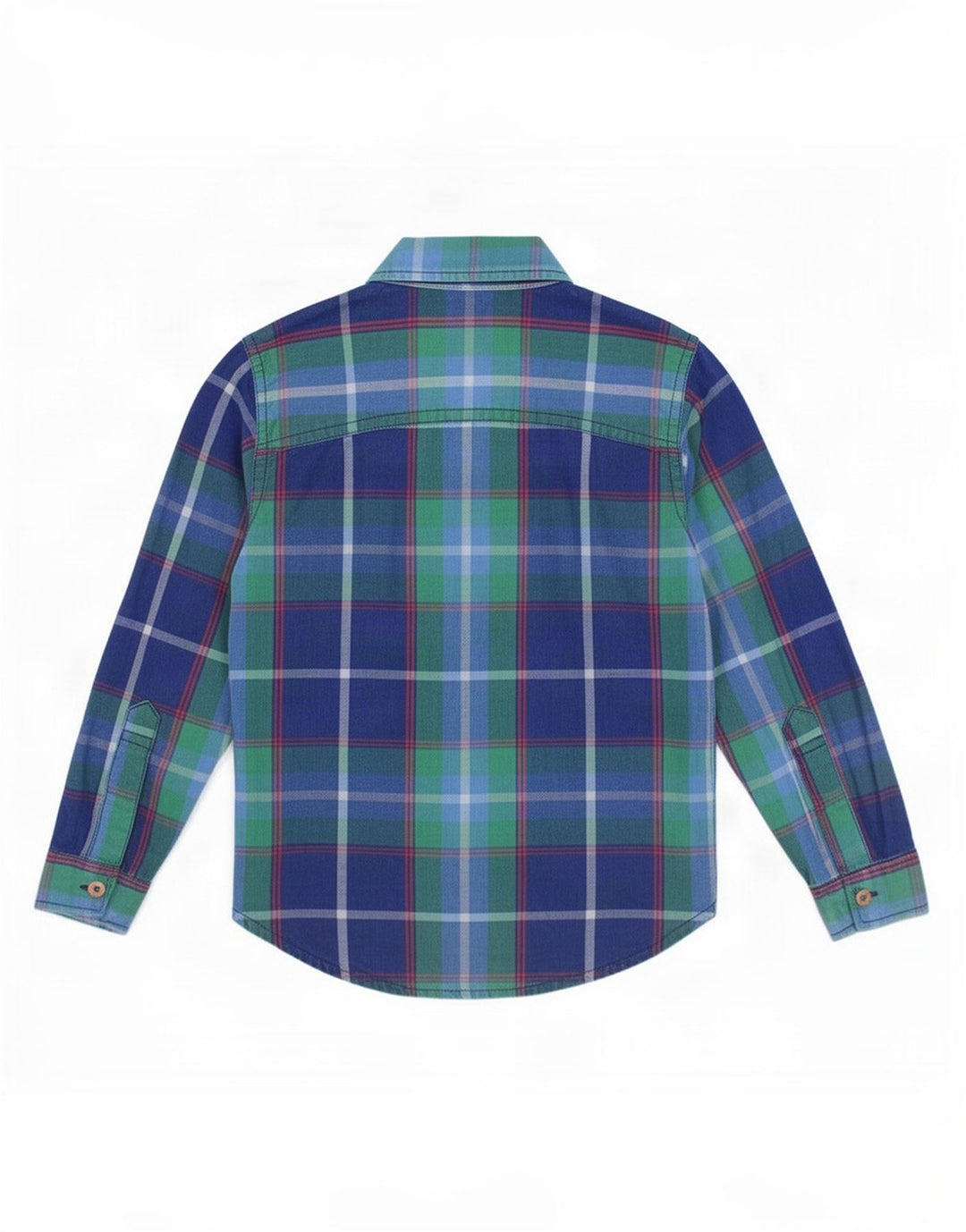 Camisa para niño Joules 4-5 años Algodón a cuadros azul