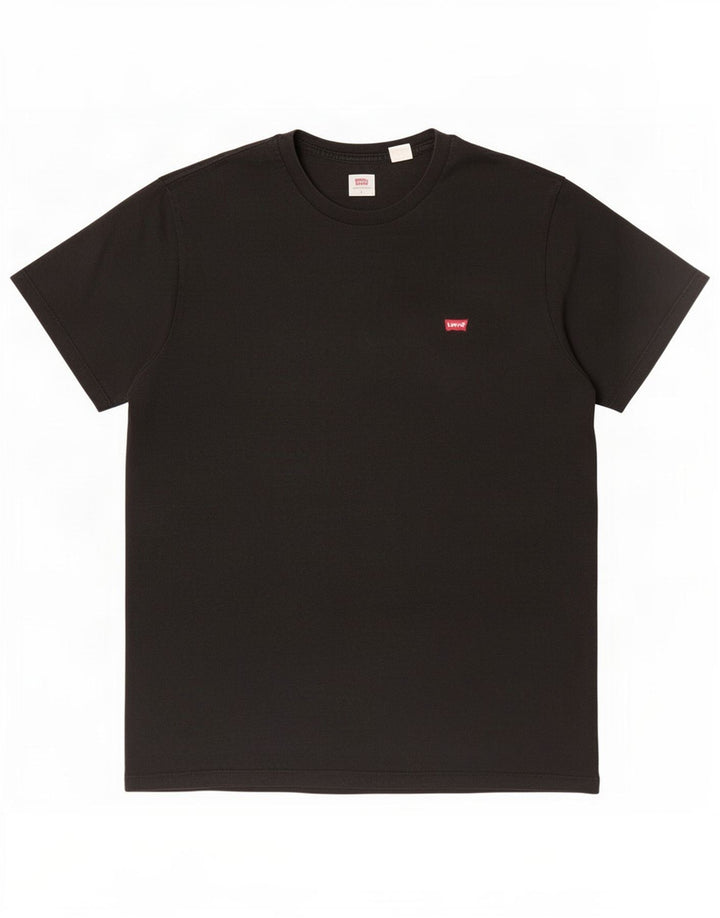 Levi's - Camiseta para hombre, talla grande, algodón negro