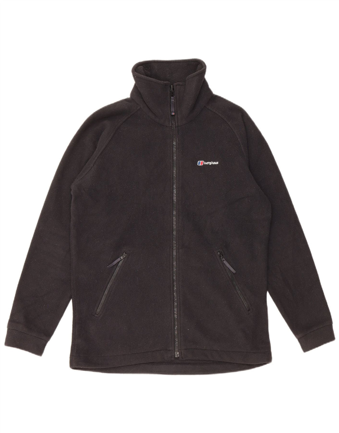 BERGHAUS Chaqueta polar extragrande para mujer UK 8 Small Poliéster negro