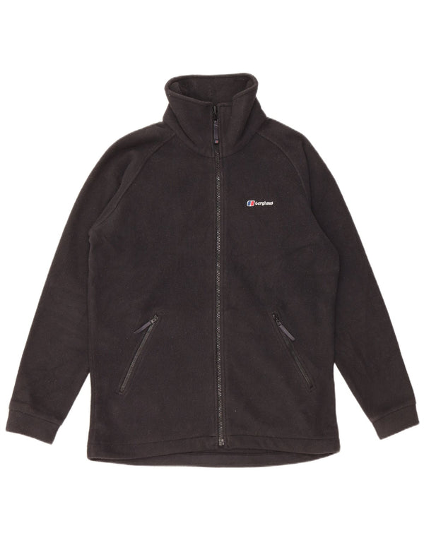 BERGHAUS Chaqueta polar extragrande para mujer UK 8 Small Poliéster negro